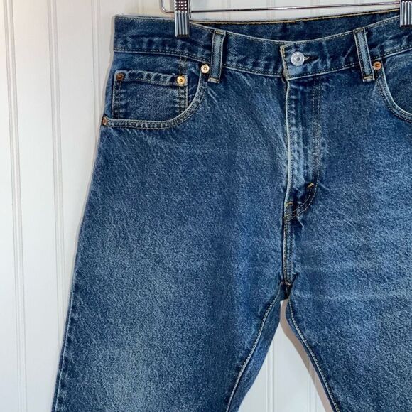 Levis 517 Jeans Mens 33x30 Blue Denim Tapered Straight Baggy Chore Workwear - Picture 3 of 9